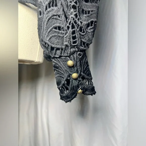 Anthropologie Embroidered Lace Top | XS - Picture 8 of 10